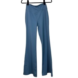 Women's Blue Flared Leggings